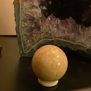 Orange Rock Sphere